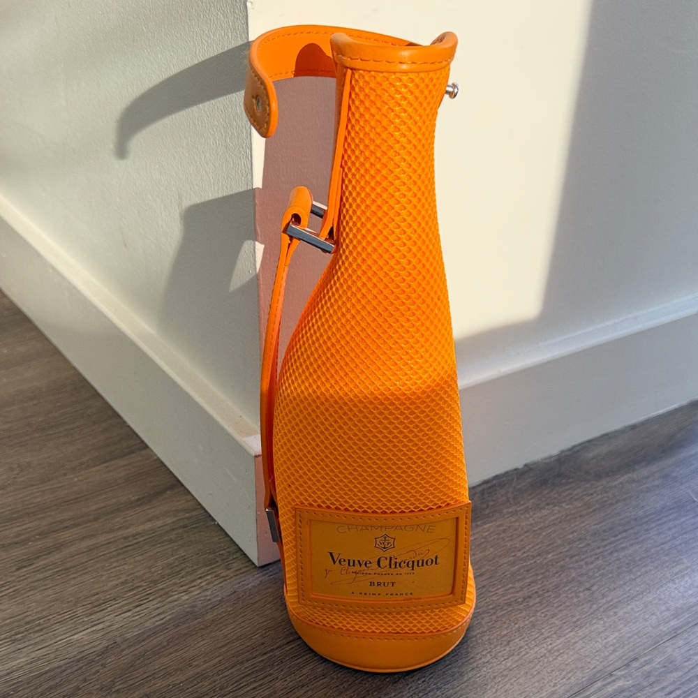 Veuve Clicquot Champagne Bottle Carrier - Bright Orange